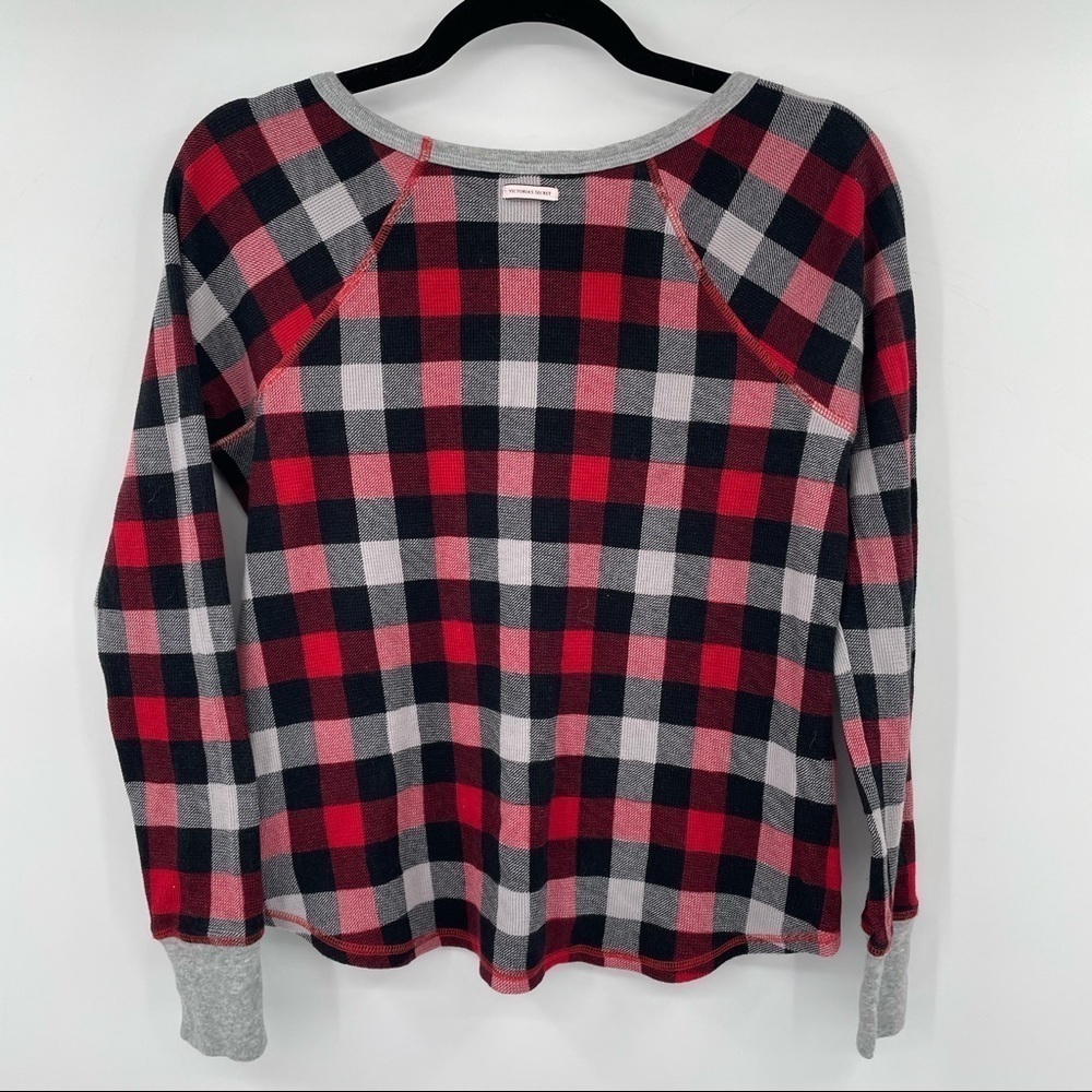 Victoria’s Secret Christmas Plaid Pajama Shirt - Picture 8 of 12